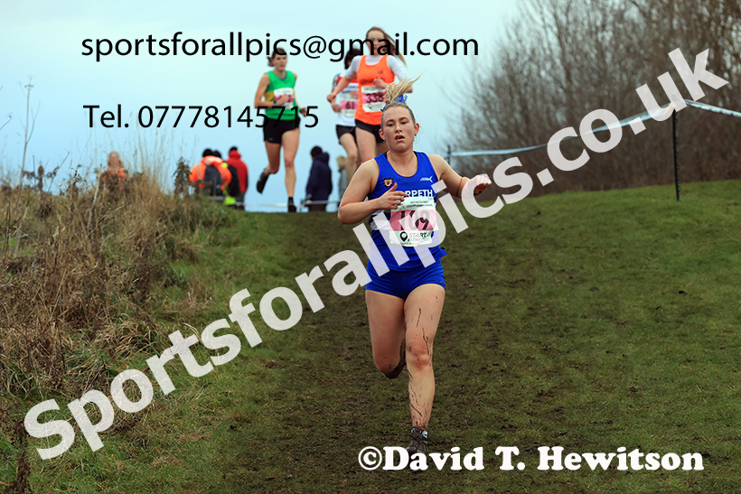 Senior womens 2024 NECAA Cross Country Champs., Temple Park, South Shields. Photo: David T. Hewitson/Sports for All Pics
